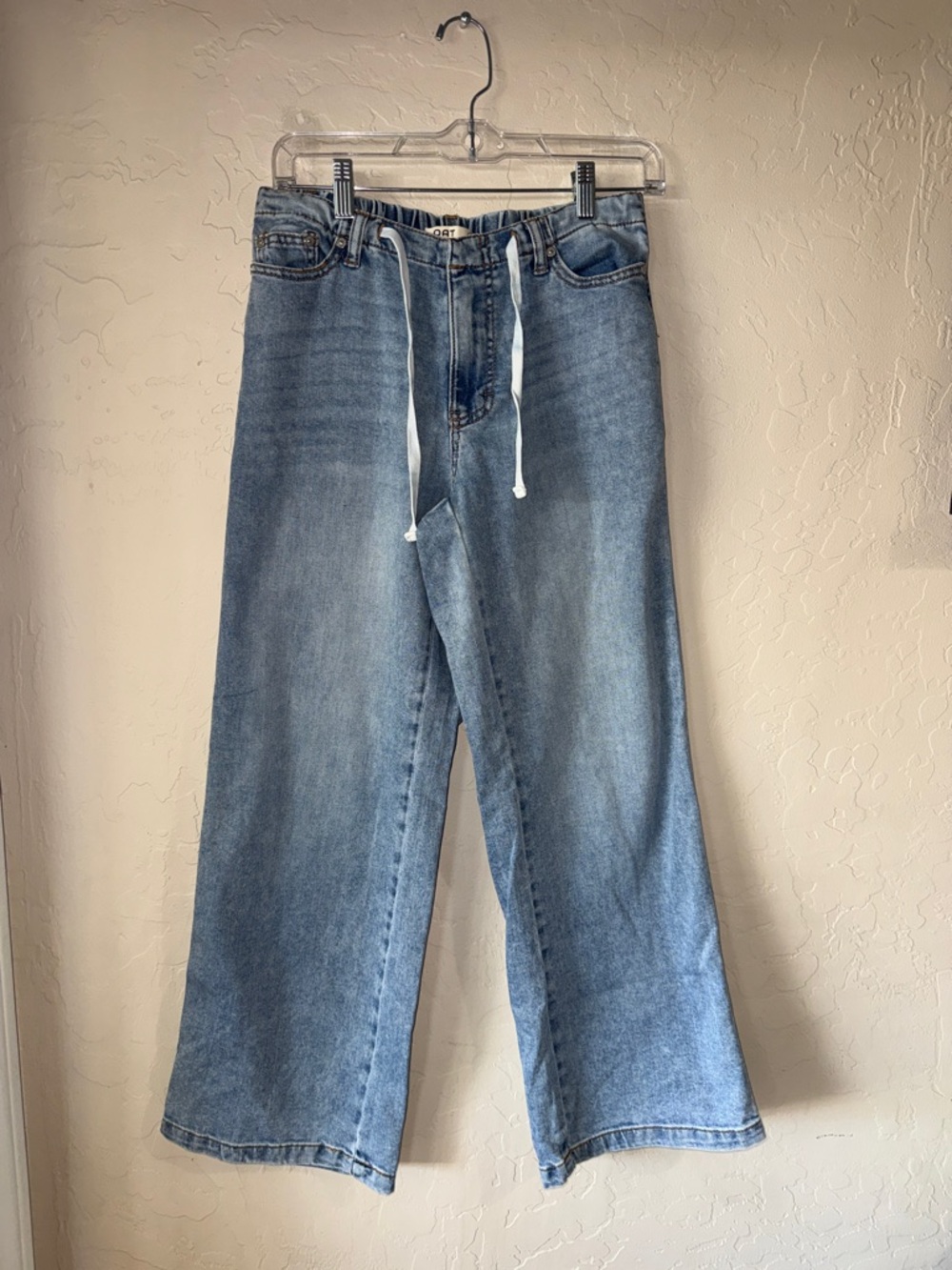 Oat cloud lux wide leg jeans size 25